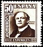 Spain 1948 Train 50 CTS Brown Edifil 1037